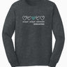 Autism Long - sleeve - Accept Adapt Advocate Love Hearts Long Sleeve T-Shirt - Daily Bloom