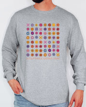 Acceptance Grows Here Flowers Long Sleeve T-Shirt-Neurodiversity, ADHD & Autism Awareness & Acceptance Long-sleeve by Daily Bloom