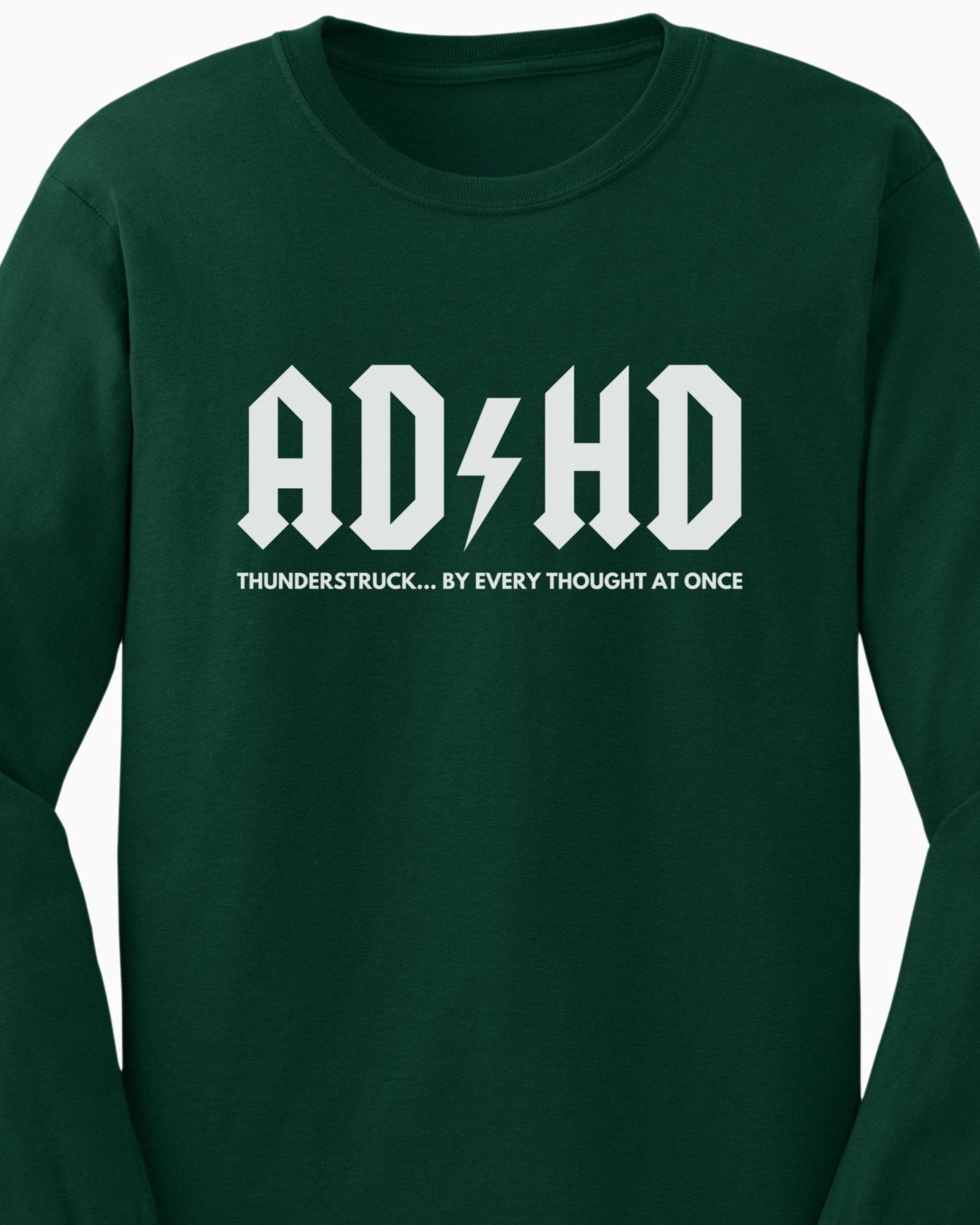 Autism Long - sleeve - AD/HD Thunderstruck Long Sleeve T-Shirt - Daily Bloom