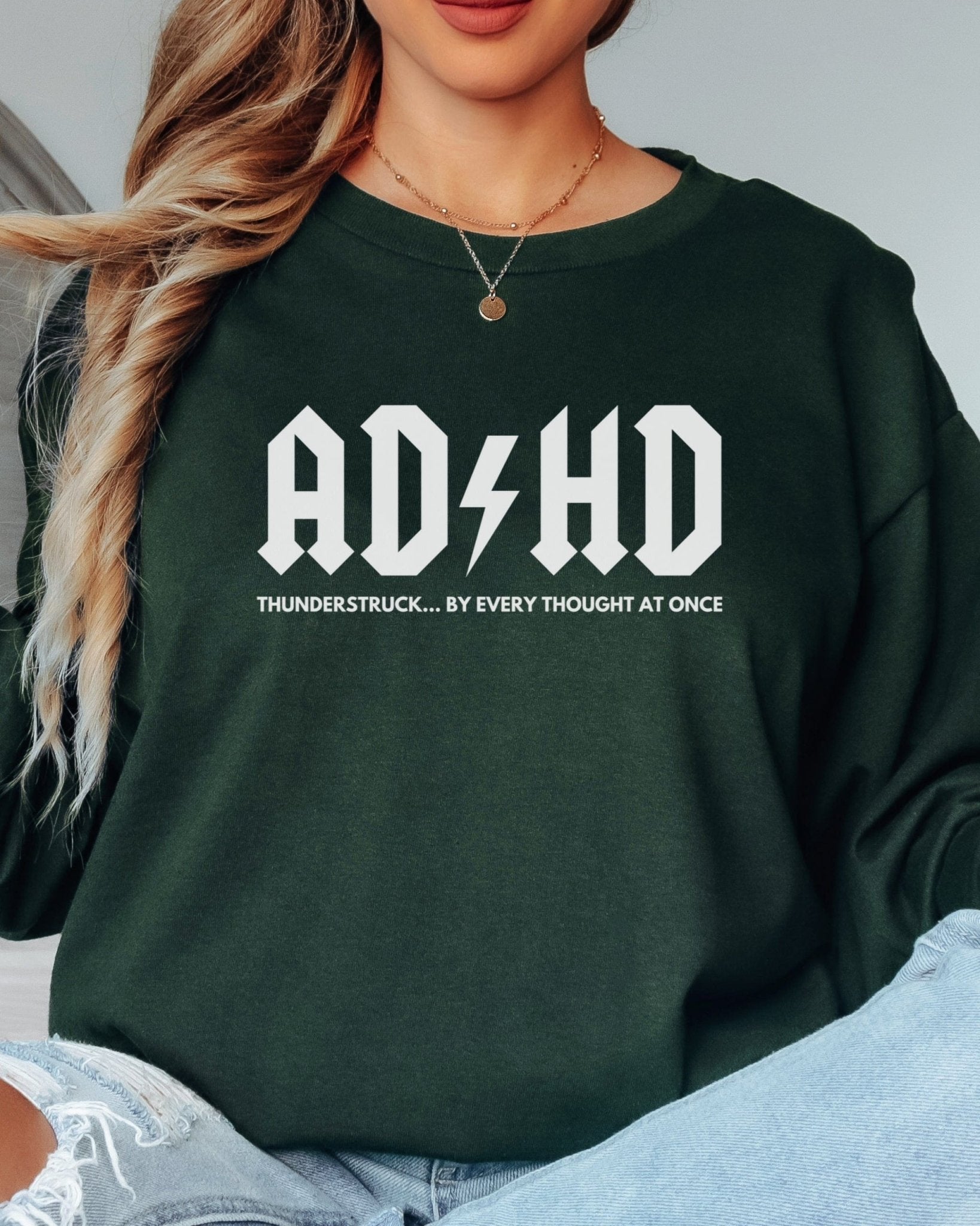 Autism Long - sleeve - AD/HD Thunderstruck Long Sleeve T-Shirt - Daily Bloom