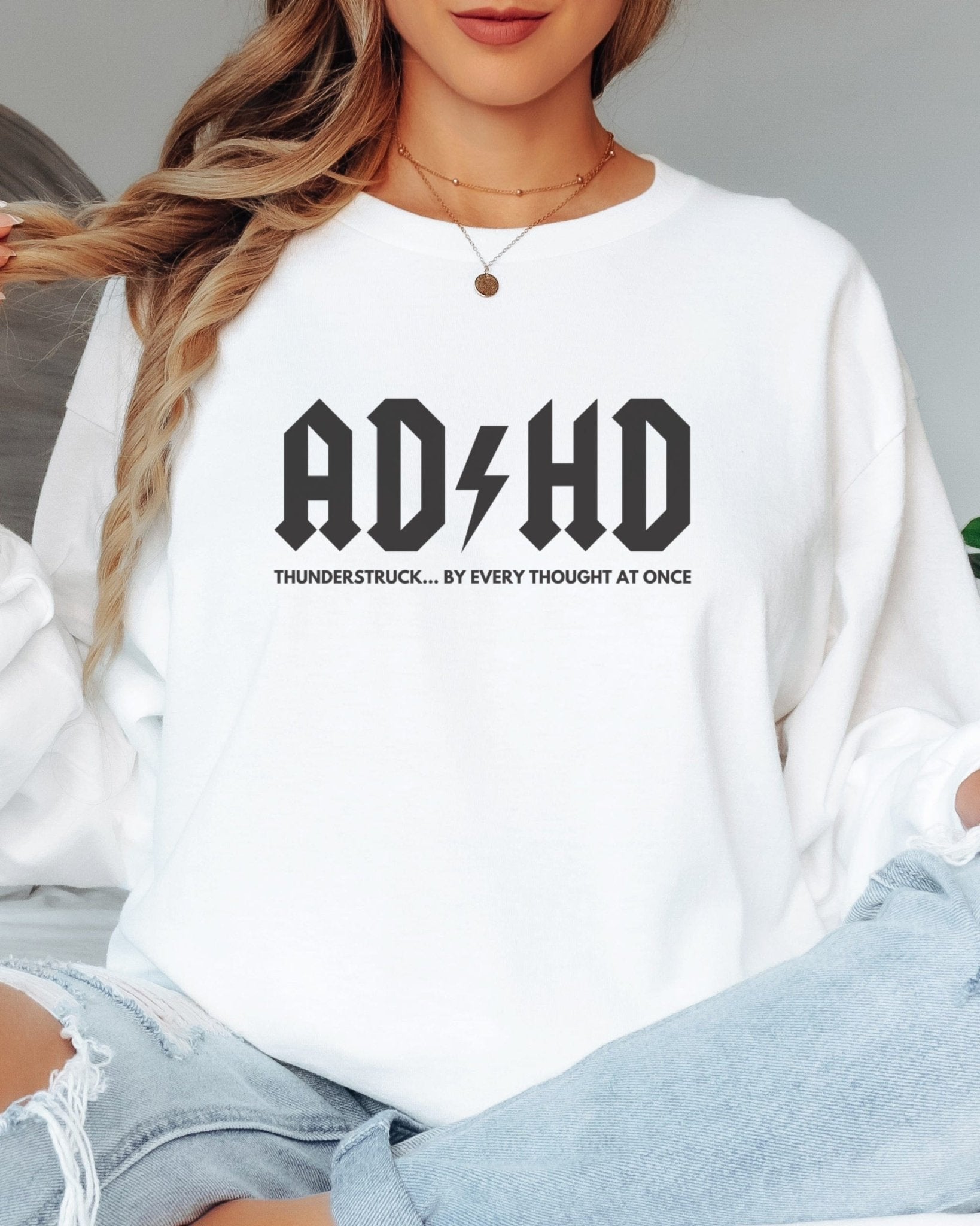 Autism Long - sleeve - AD/HD Thunderstruck Long Sleeve T-Shirt - Daily Bloom