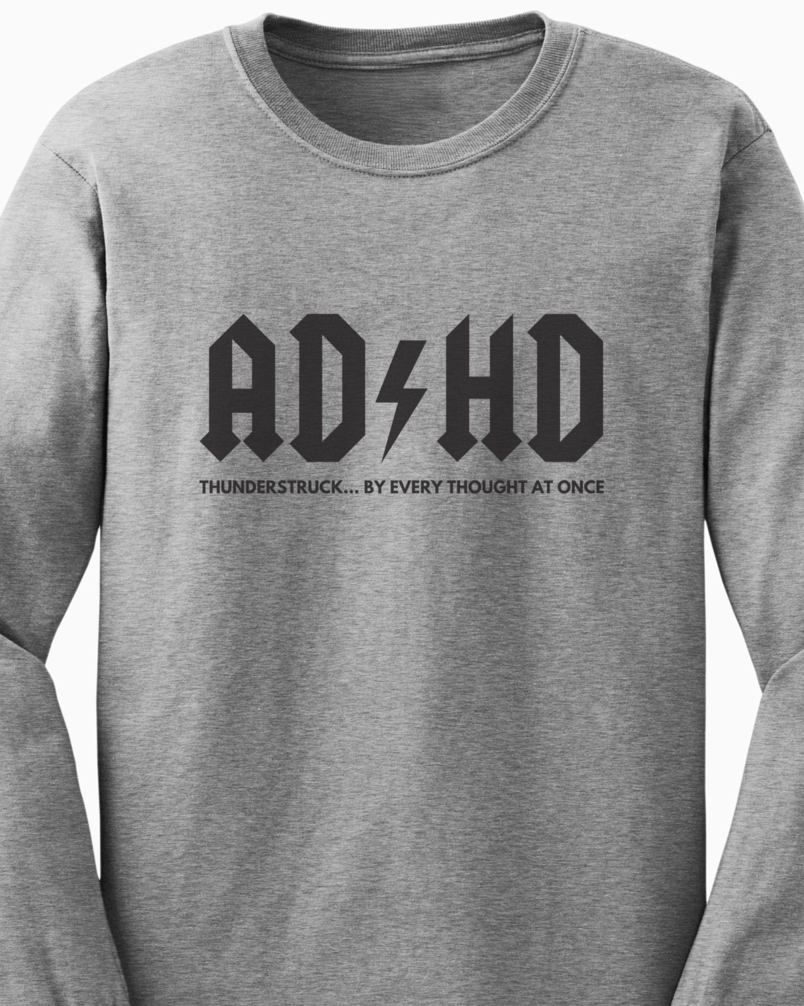 Autism Long - sleeve - AD/HD Thunderstruck Long Sleeve T-Shirt - Daily Bloom