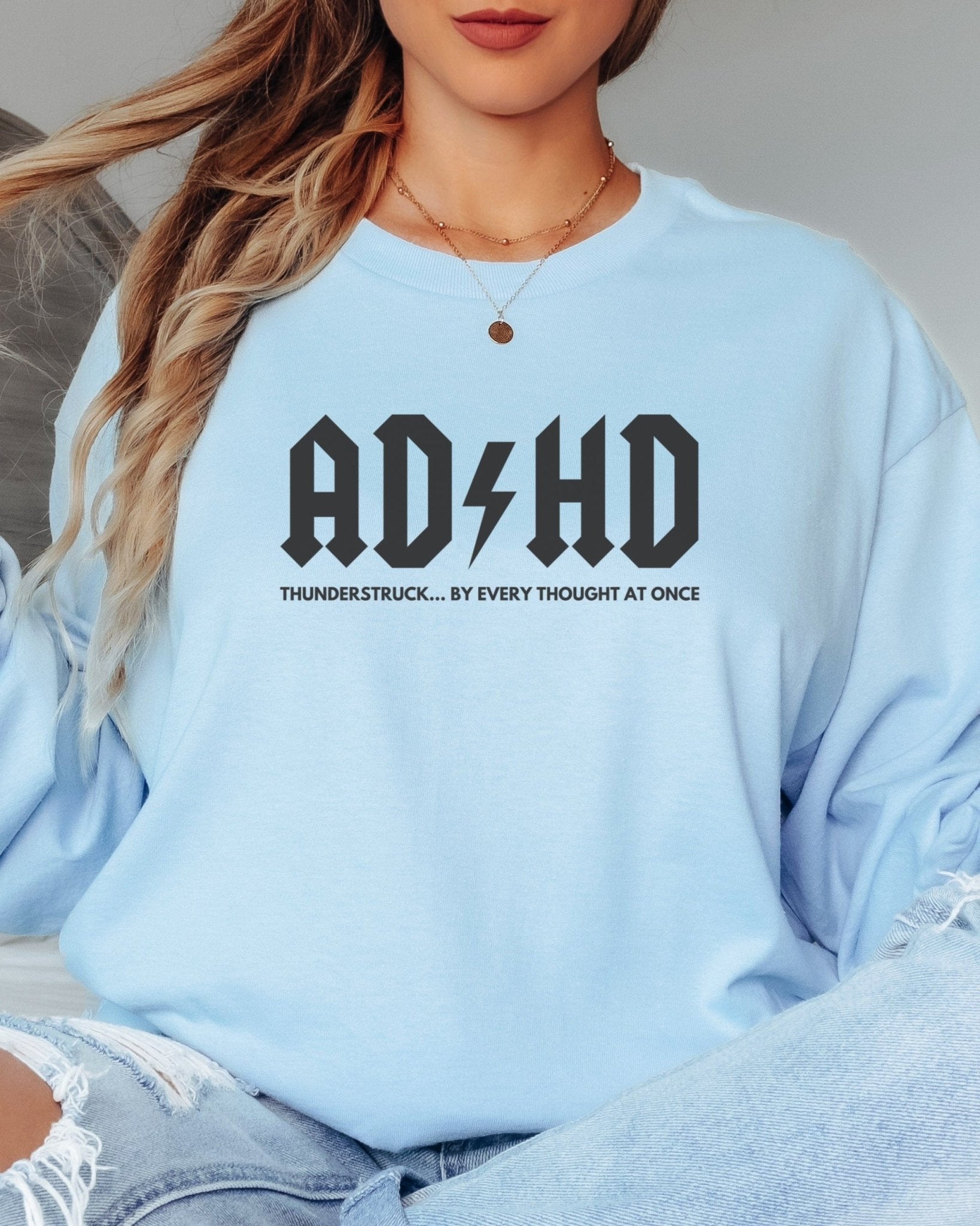 Autism Long - sleeve - AD/HD Thunderstruck Long Sleeve T-Shirt - Daily Bloom