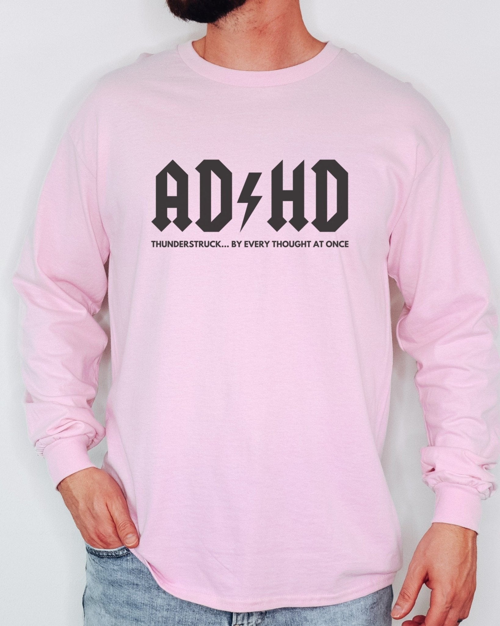 Autism Long - sleeve - AD/HD Thunderstruck Long Sleeve T-Shirt - Daily Bloom