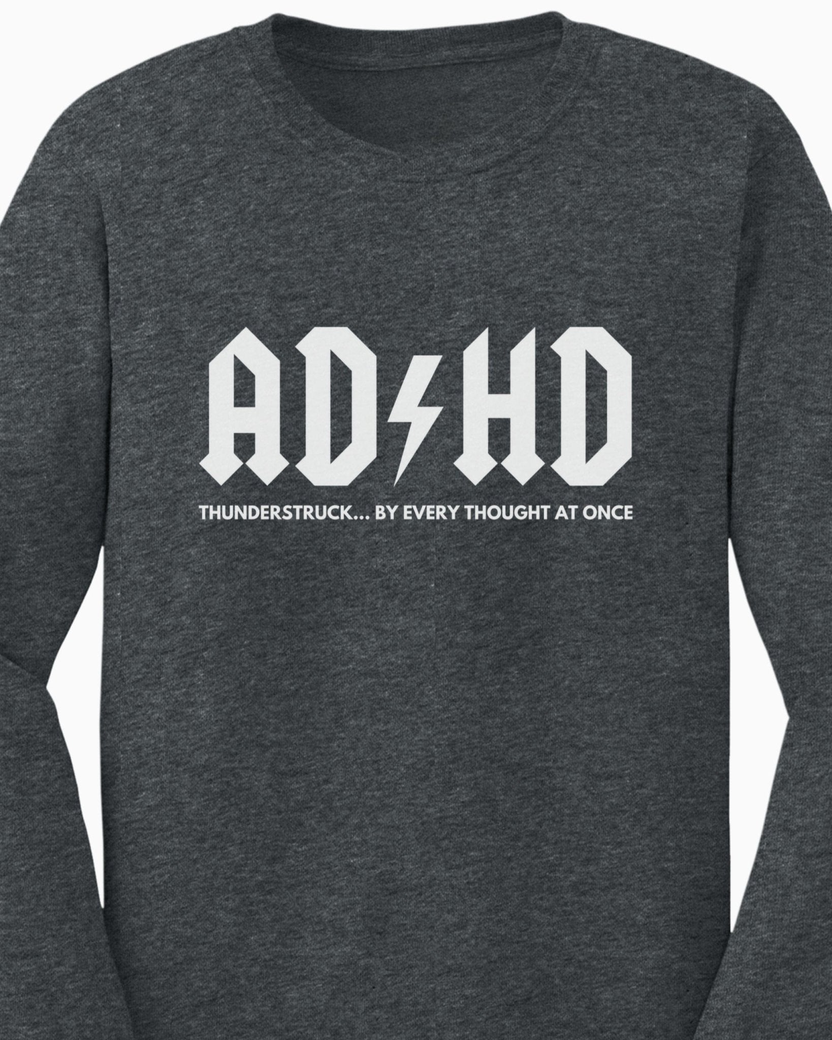 Autism Long - sleeve - AD/HD Thunderstruck Long Sleeve T-Shirt - Daily Bloom