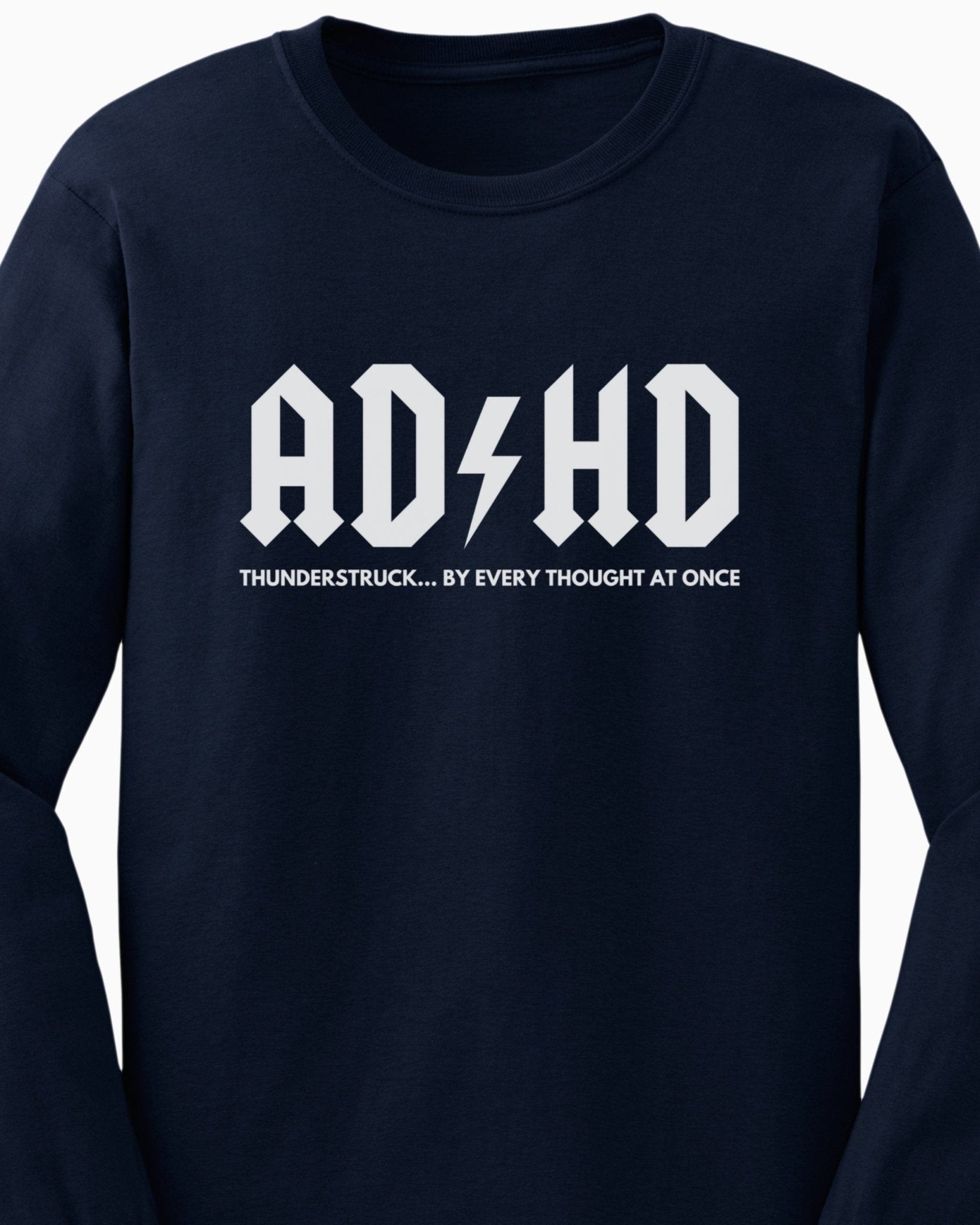 Autism Long - sleeve - AD/HD Thunderstruck Long Sleeve T-Shirt - Daily Bloom