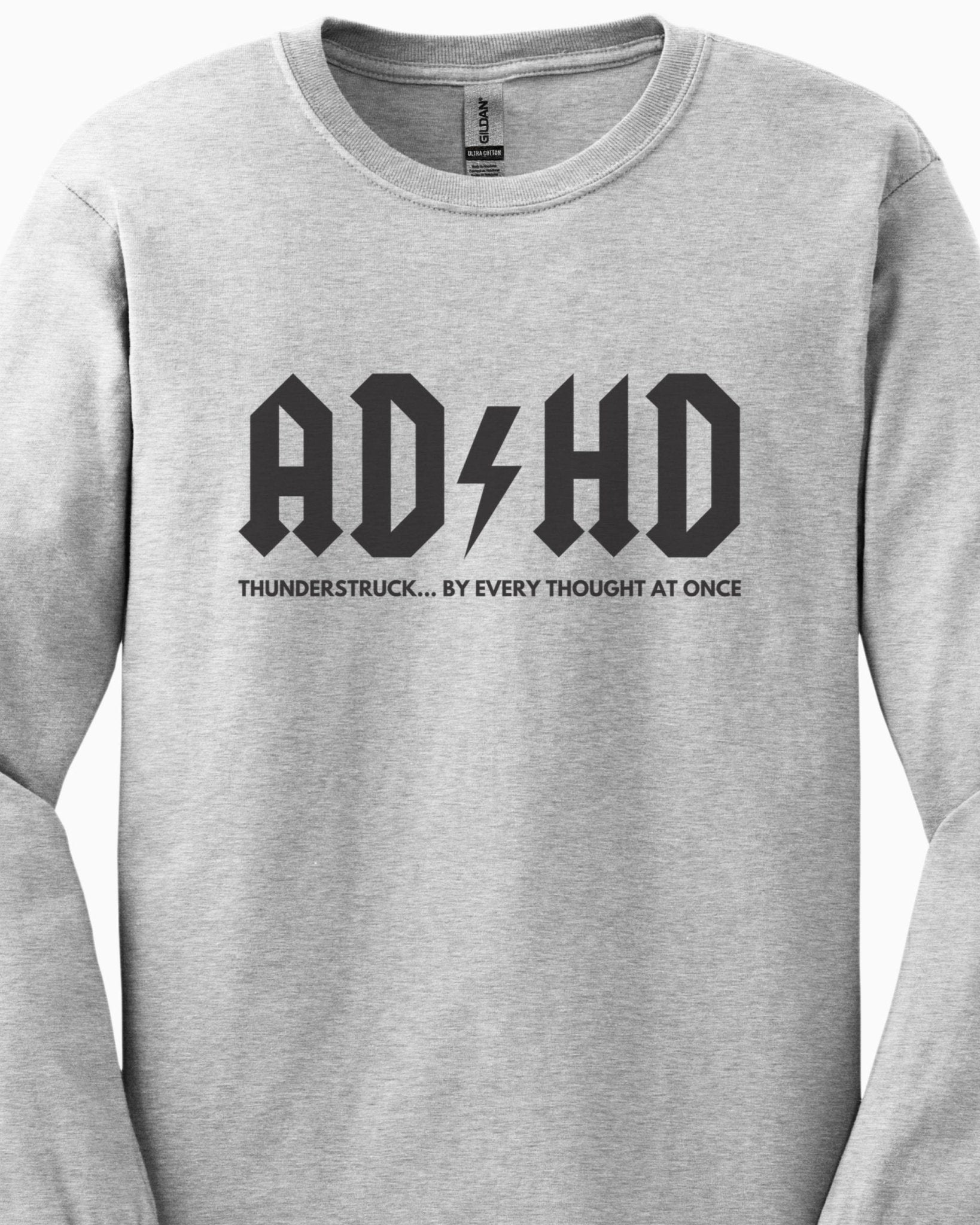 Autism Long - sleeve - AD/HD Thunderstruck Long Sleeve T-Shirt - Daily Bloom
