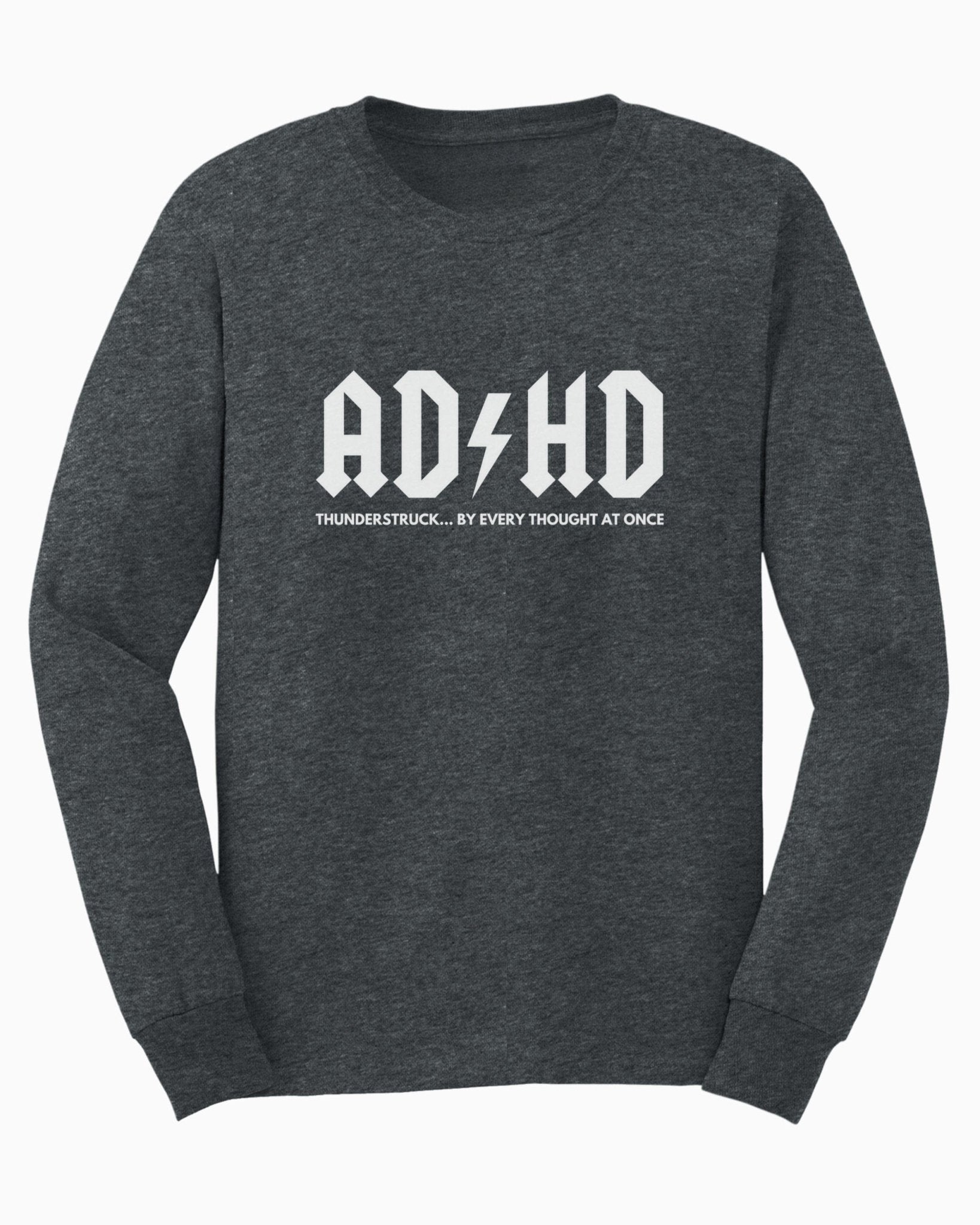 Autism Long - sleeve - AD/HD Thunderstruck Long Sleeve T-Shirt - Daily Bloom