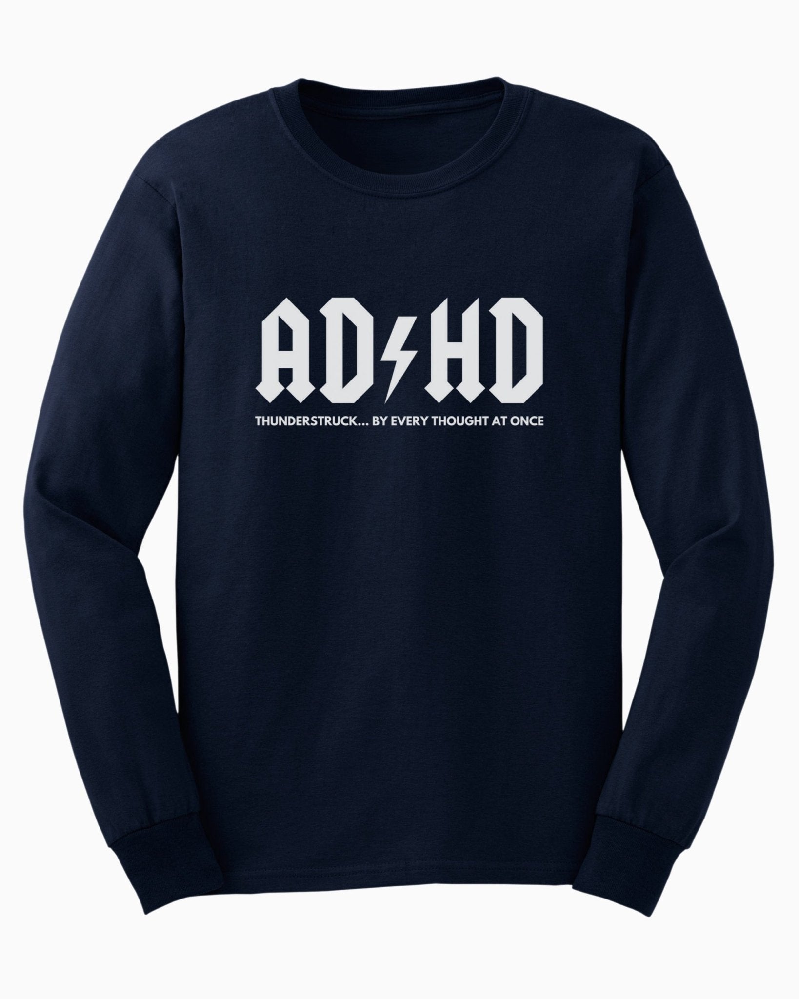 Autism Long - sleeve - AD/HD Thunderstruck Long Sleeve T-Shirt - Daily Bloom