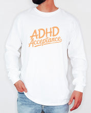 Autism Long-sleeve By Daily Bloom ADHD Acceptance Grunge Style Long Sleeve T-Shirt