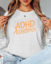 Autism Long-sleeve By Daily Bloom ADHD Acceptance Grunge Style Long Sleeve T-Shirt