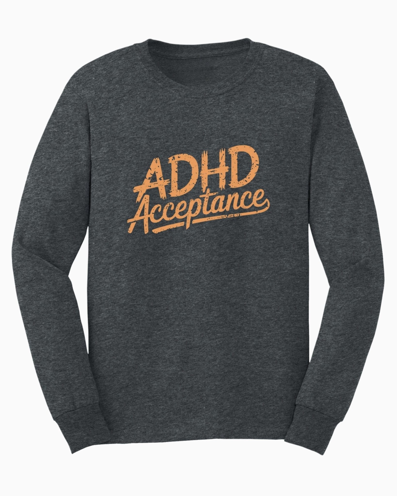 Autism Long - sleeve - ADHD Acceptance Grunge Style Long Sleeve T-Shirt - Daily Bloom
