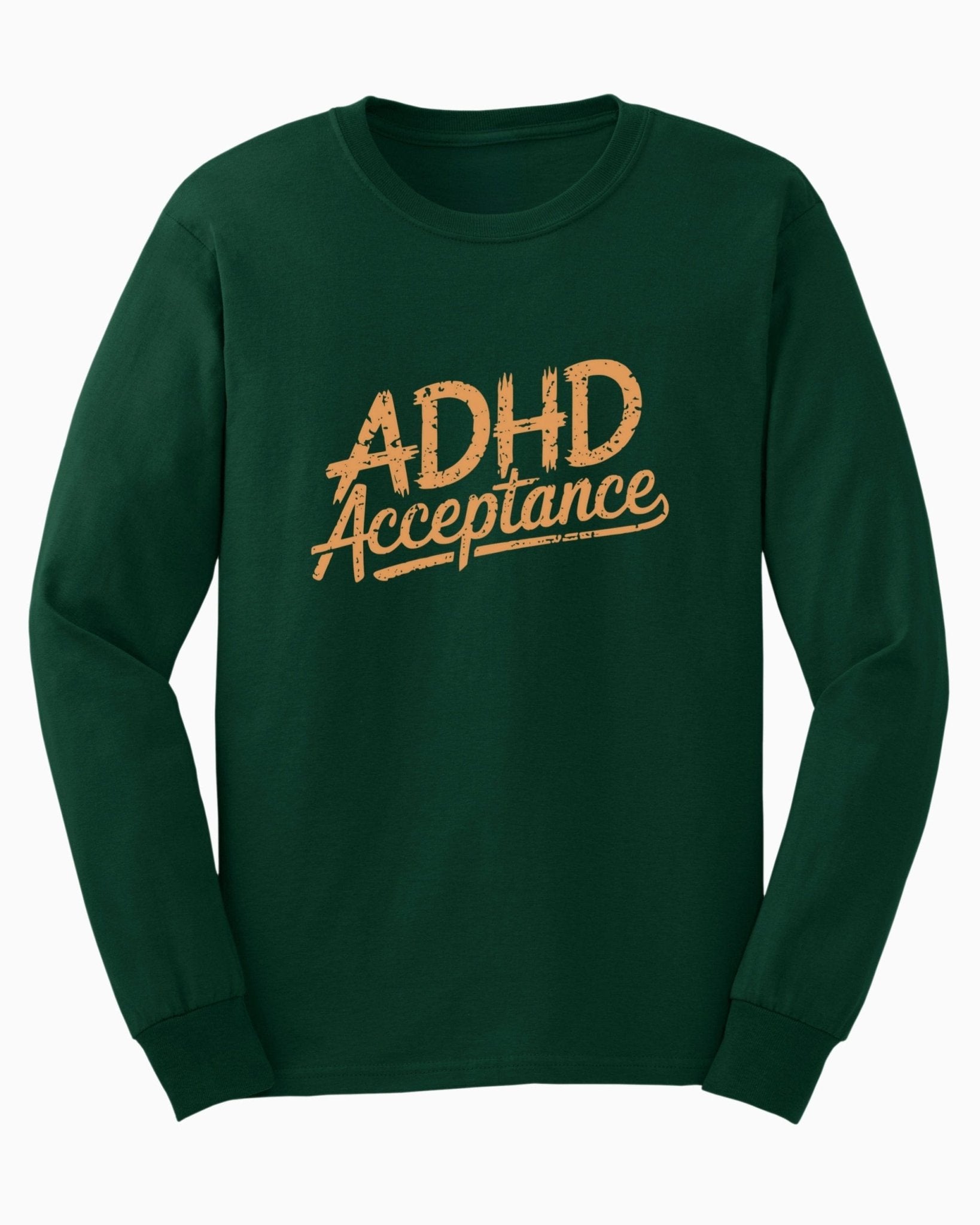 Autism Long - sleeve - ADHD Acceptance Grunge Style Long Sleeve T-Shirt - Daily Bloom