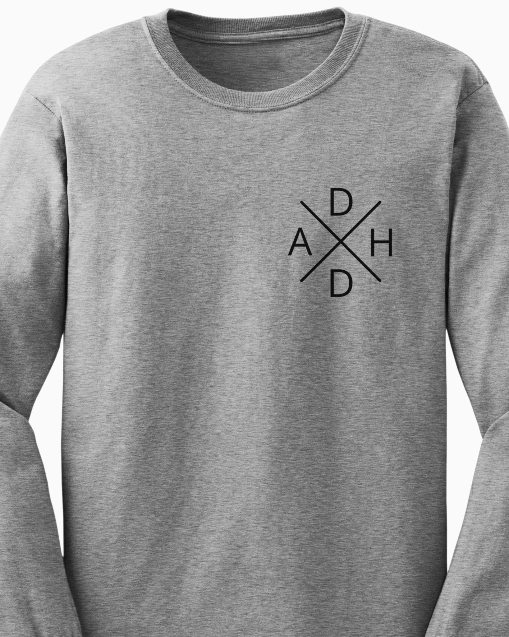 Autism Long - sleeve - ADHD Cross Long Sleeve T-Shirt - Daily Bloom