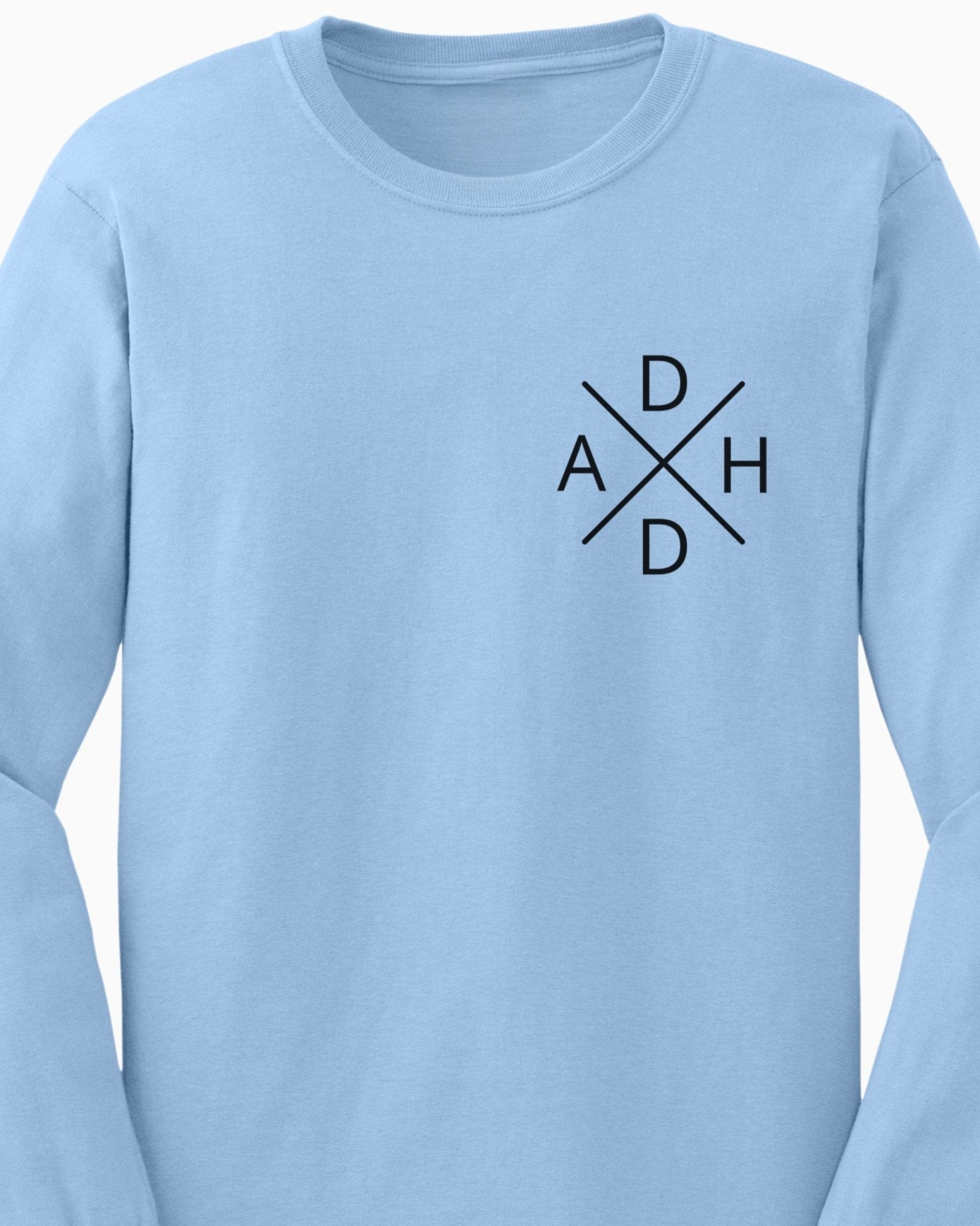 Autism Long - sleeve - ADHD Cross Long Sleeve T-Shirt - Daily Bloom