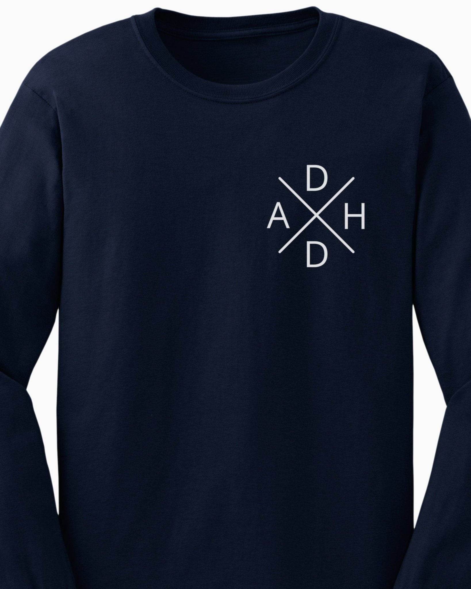 Autism Long - sleeve - ADHD Cross Long Sleeve T-Shirt - Daily Bloom