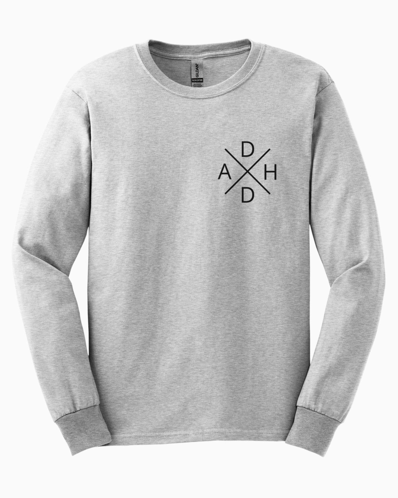 Autism Long - sleeve - ADHD Cross Long Sleeve T-Shirt - Daily Bloom