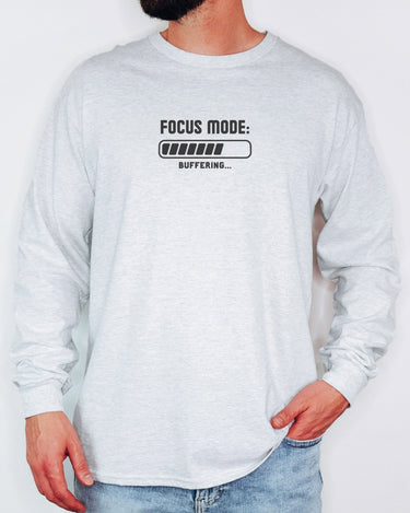 Autism Long - sleeve - ADHD Focus Mode Buffering Long Sleeve T-Shirt - Daily Bloom