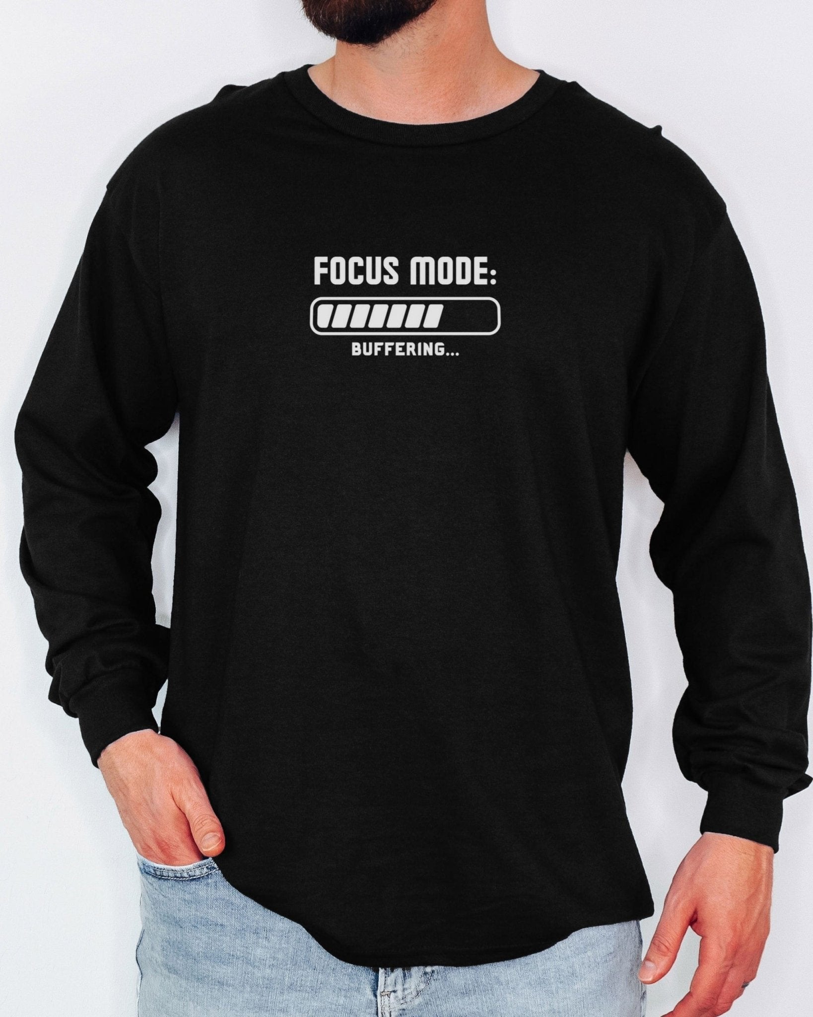 Autism Long - sleeve - ADHD Focus Mode Buffering Long Sleeve T-Shirt - Daily Bloom
