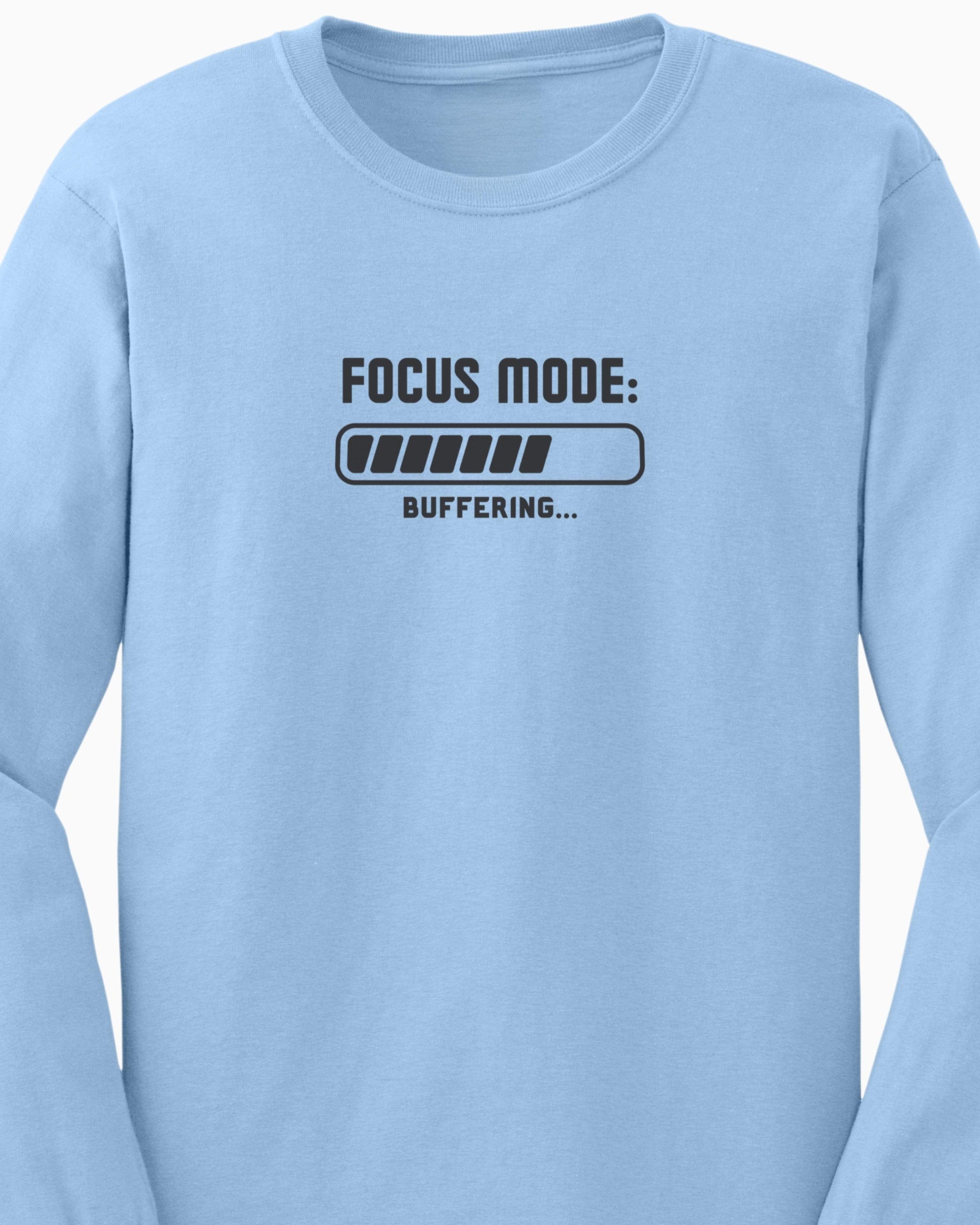 Autism Long-sleeve By Daily Bloom ADHD Focus Mode Buffering Long Sleeve T-Shirt