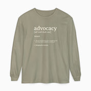 Autism Long-sleeve By Daily Bloom Advocacy Definition Comfort Colors Long Sleeve T-Shirt Sandstone / S