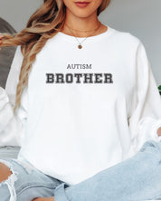 Autism Brother College Long Sleeve T-Shirt-Neurodiversity, ADHD & Autism Awareness & Acceptance Long-sleeve by Daily Bloom