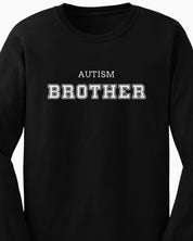 Autism Brother College Long Sleeve T-Shirt-Neurodiversity, ADHD & Autism Awareness & Acceptance Long-sleeve by Daily Bloom