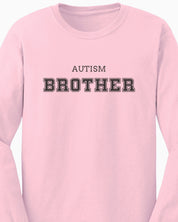 Autism Brother College Long Sleeve T-Shirt-Neurodiversity, ADHD & Autism Awareness & Acceptance Long-sleeve by Daily Bloom