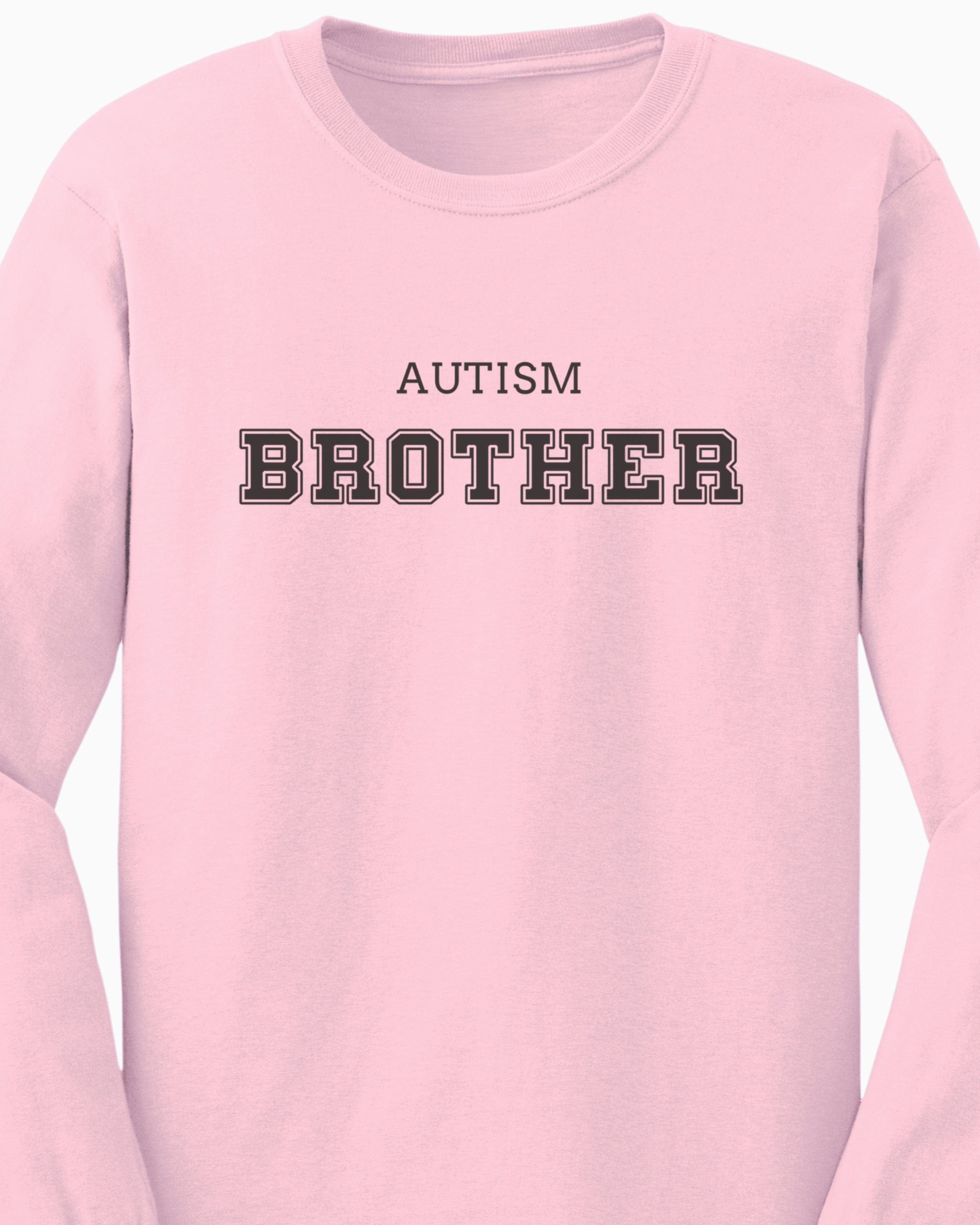 Autism Brother College Long Sleeve T-Shirt-Neurodiversity, ADHD & Autism Awareness & Acceptance Long-sleeve by Daily Bloom