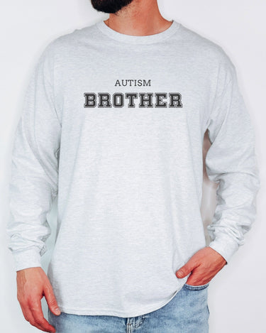 Autism Long - sleeve - Autism Brother College Long Sleeve T-Shirt - Daily Bloom
