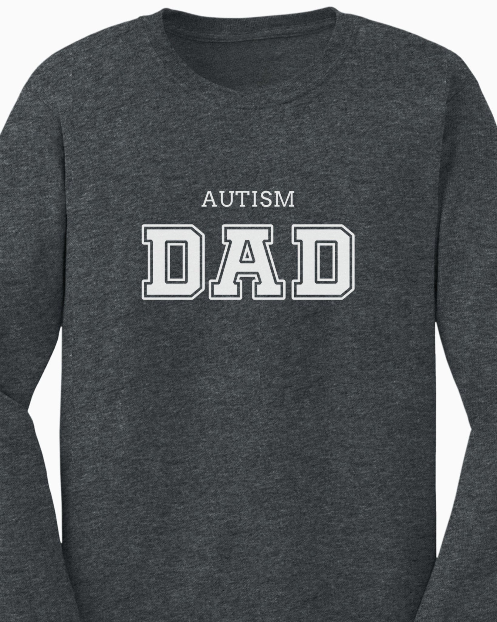 Autism Long - sleeve - Autism Dad College Long Sleeve T-Shirt - Daily Bloom