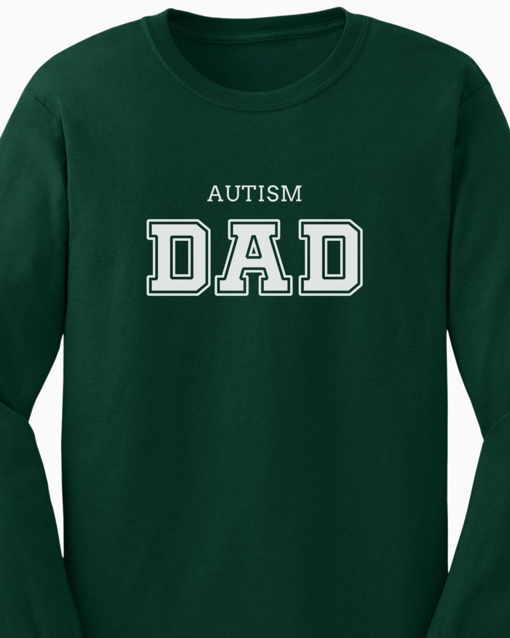 Autism Long - sleeve - Autism Dad College Long Sleeve T-Shirt - Daily Bloom