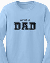 Autism Dad College Long Sleeve T-Shirt-Neurodiversity, ADHD & Autism Awareness & Acceptance Long-sleeve by Daily Bloom
