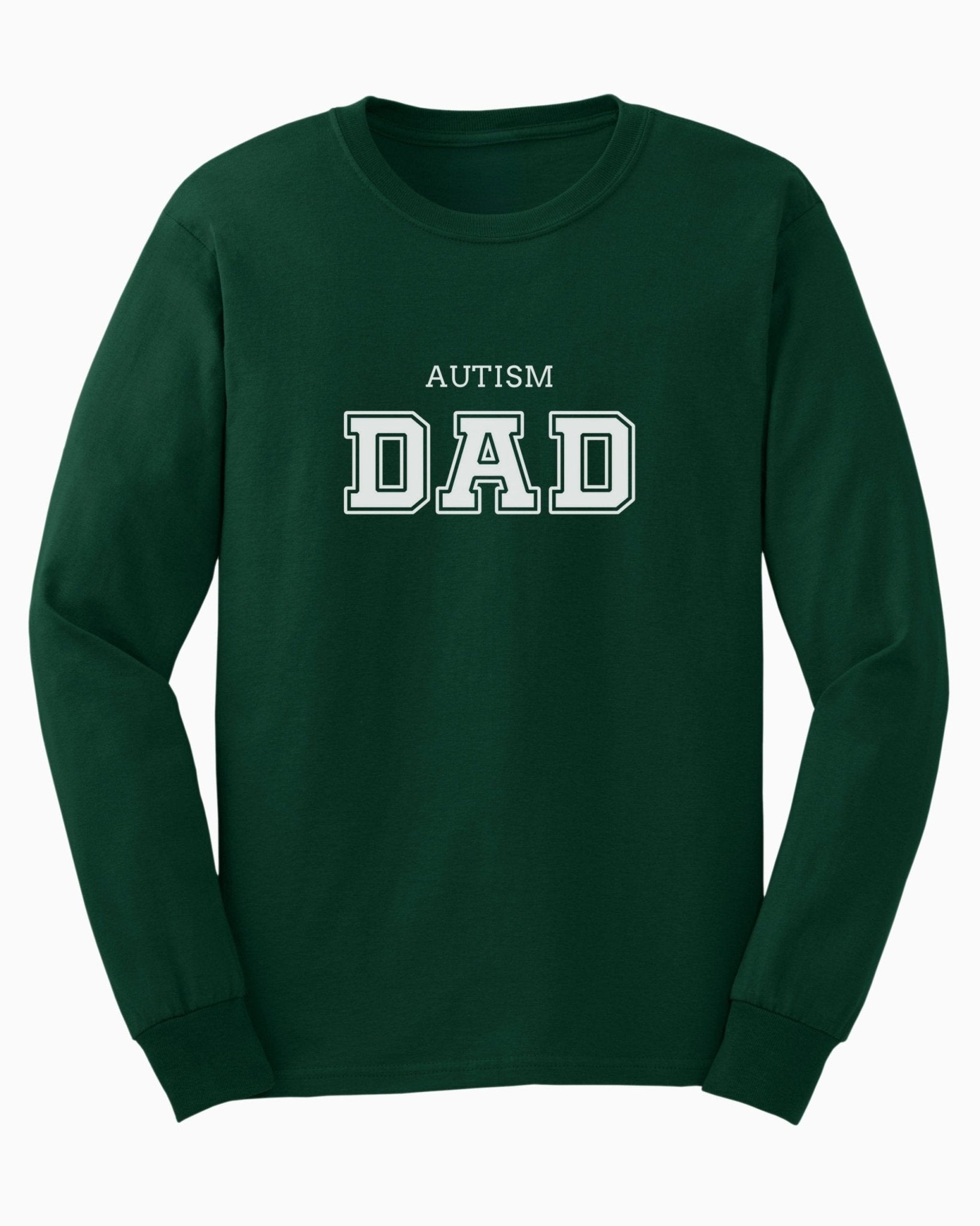 Autism Long - sleeve - Autism Dad College Long Sleeve T-Shirt - Daily Bloom