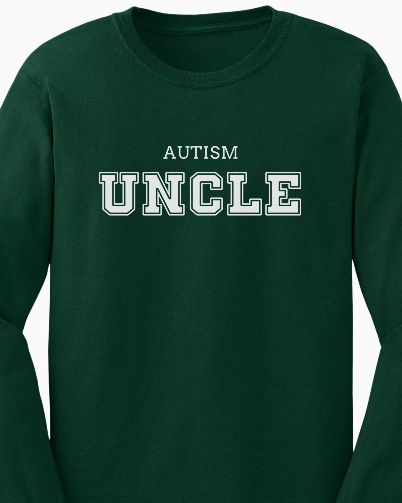 Autism Long - sleeve - Autism Uncle College Long Sleeve T-Shirt - Daily Bloom