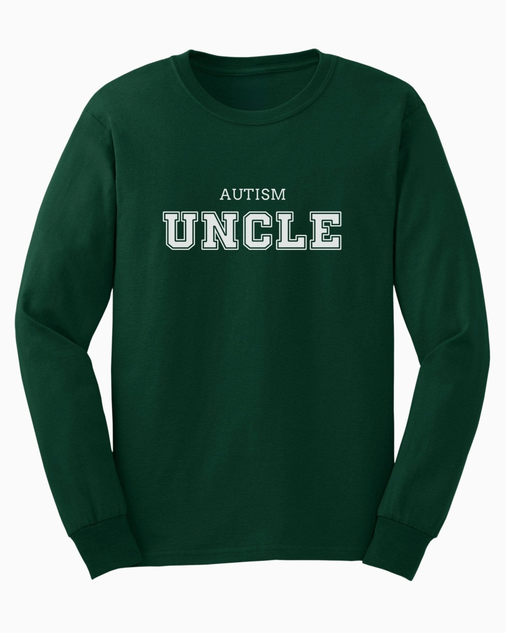Autism Long - sleeve - Autism Uncle College Long Sleeve T-Shirt - Daily Bloom