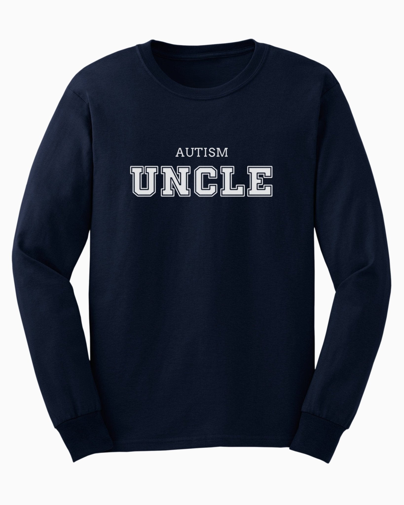 Autism Long - sleeve - Autism Uncle College Long Sleeve T-Shirt - Daily Bloom