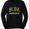 Autism Long - sleeve - BCBA - Board Certified Behavior Analyst College Style Long Sleeve T-Shirt - Daily Bloom