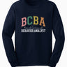 Autism Long - sleeve - BCBA - Board Certified Behavior Analyst College Style Long Sleeve T-Shirt - Daily Bloom