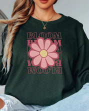 Bloom Daisy Long Sleeve T-Shirt-Neurodiversity, ADHD & Autism Awareness & Acceptance Long-sleeve by Daily Bloom
