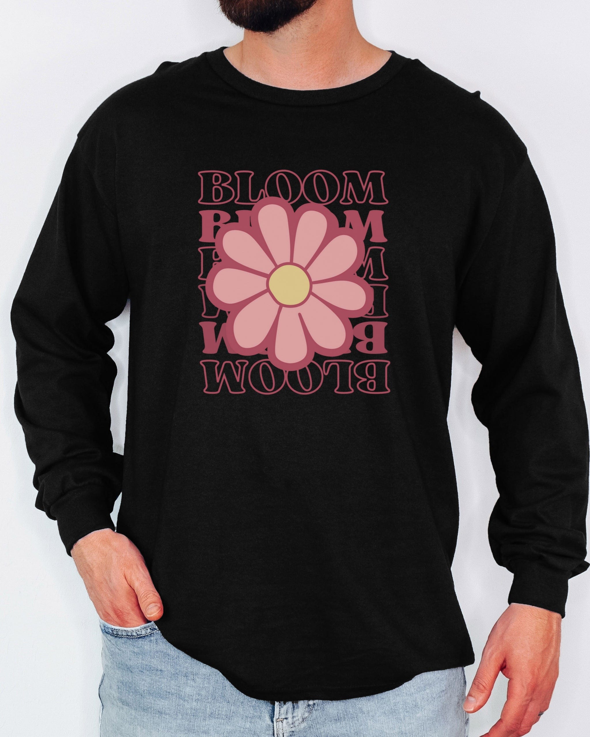 Bloom Daisy Long Sleeve T-Shirt-Neurodiversity, ADHD & Autism Awareness & Acceptance Long-sleeve by Daily Bloom