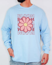 Bloom Daisy Long Sleeve T-Shirt-Neurodiversity, ADHD & Autism Awareness & Acceptance Long-sleeve by Daily Bloom
