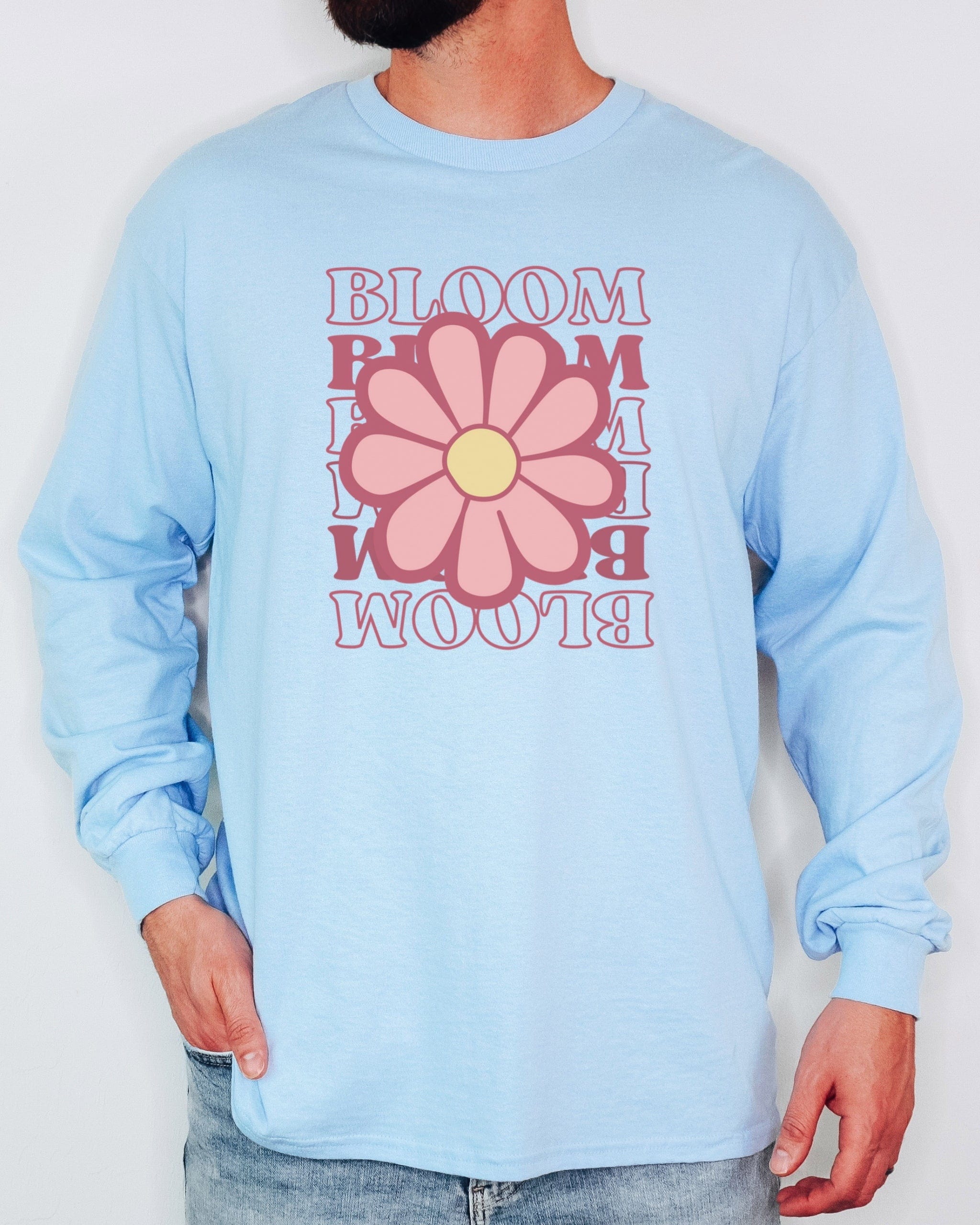 Bloom Daisy Long Sleeve T-Shirt-Neurodiversity, ADHD & Autism Awareness & Acceptance Long-sleeve by Daily Bloom