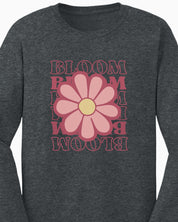 Bloom Daisy Long Sleeve T-Shirt-Neurodiversity, ADHD & Autism Awareness & Acceptance Long-sleeve by Daily Bloom