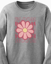 Bloom Daisy Long Sleeve T-Shirt-Neurodiversity, ADHD & Autism Awareness & Acceptance Long-sleeve by Daily Bloom