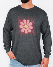 Bloom Daisy Long Sleeve T-Shirt-Neurodiversity, ADHD & Autism Awareness & Acceptance Long-sleeve by Daily Bloom