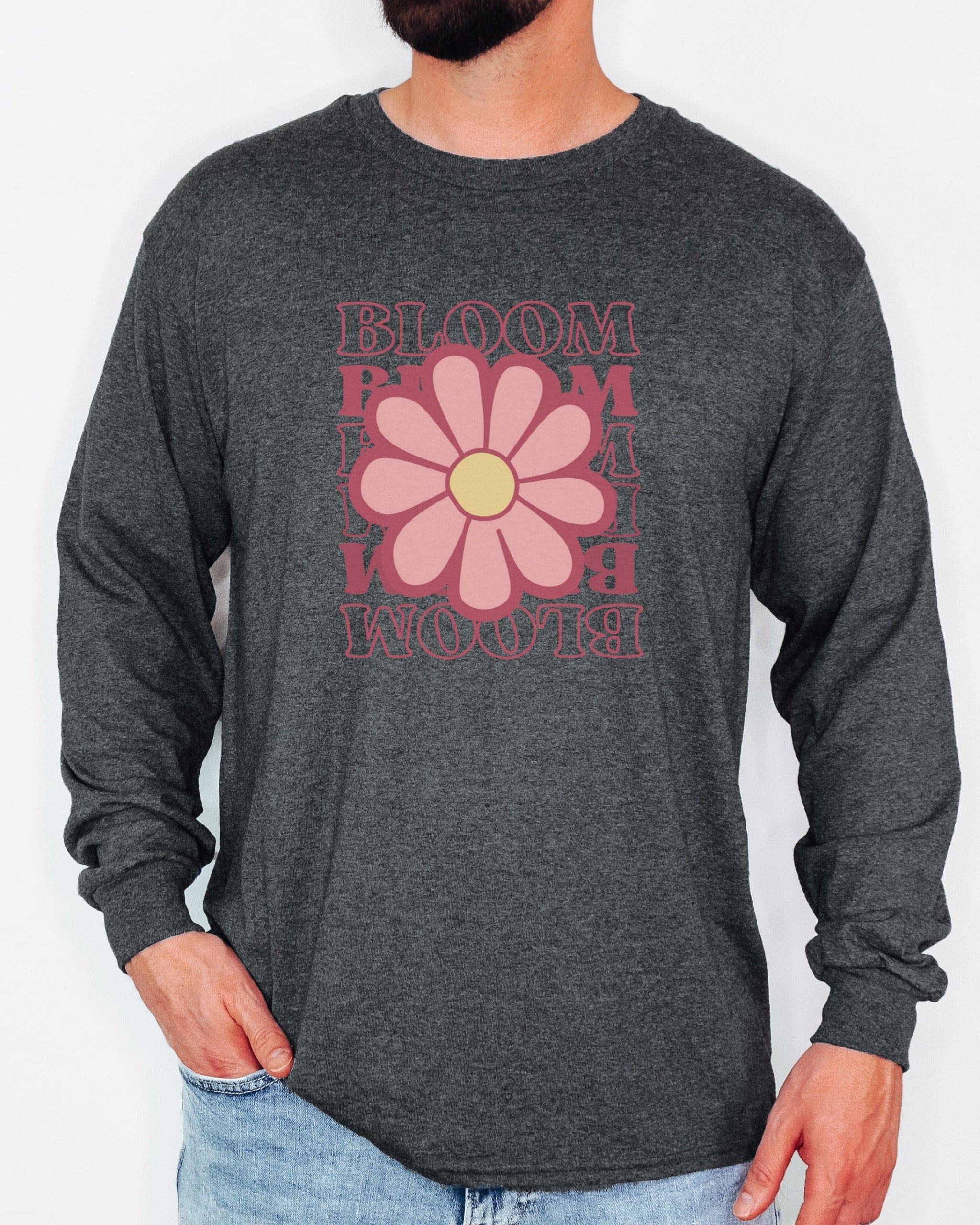 Bloom Daisy Long Sleeve T-Shirt-Neurodiversity, ADHD & Autism Awareness & Acceptance Long-sleeve by Daily Bloom