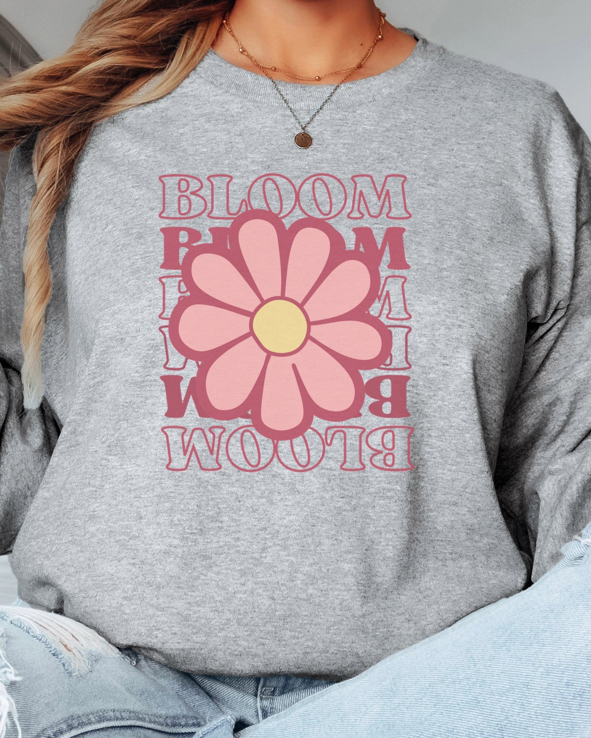 Bloom Daisy Long Sleeve T-Shirt-Neurodiversity, ADHD & Autism Awareness & Acceptance Long-sleeve by Daily Bloom