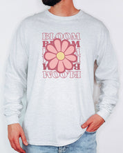 Bloom Daisy Long Sleeve T-Shirt-Neurodiversity, ADHD & Autism Awareness & Acceptance Long-sleeve by Daily Bloom