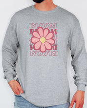 Bloom Daisy Long Sleeve T-Shirt-Neurodiversity, ADHD & Autism Awareness & Acceptance Long-sleeve by Daily Bloom